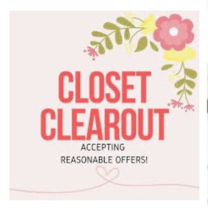 Closet Clearout!